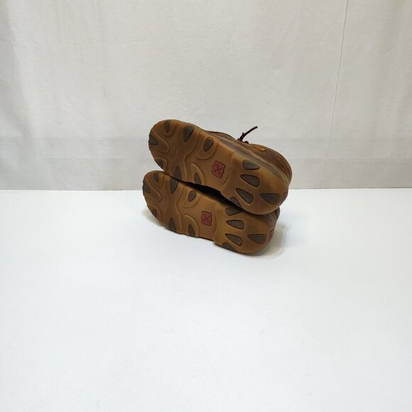 Twisted X Boots Chukka Driving Moc Sz 6M Floral Embossed Genuine Leather WDM0079 - Picture 7 of 10